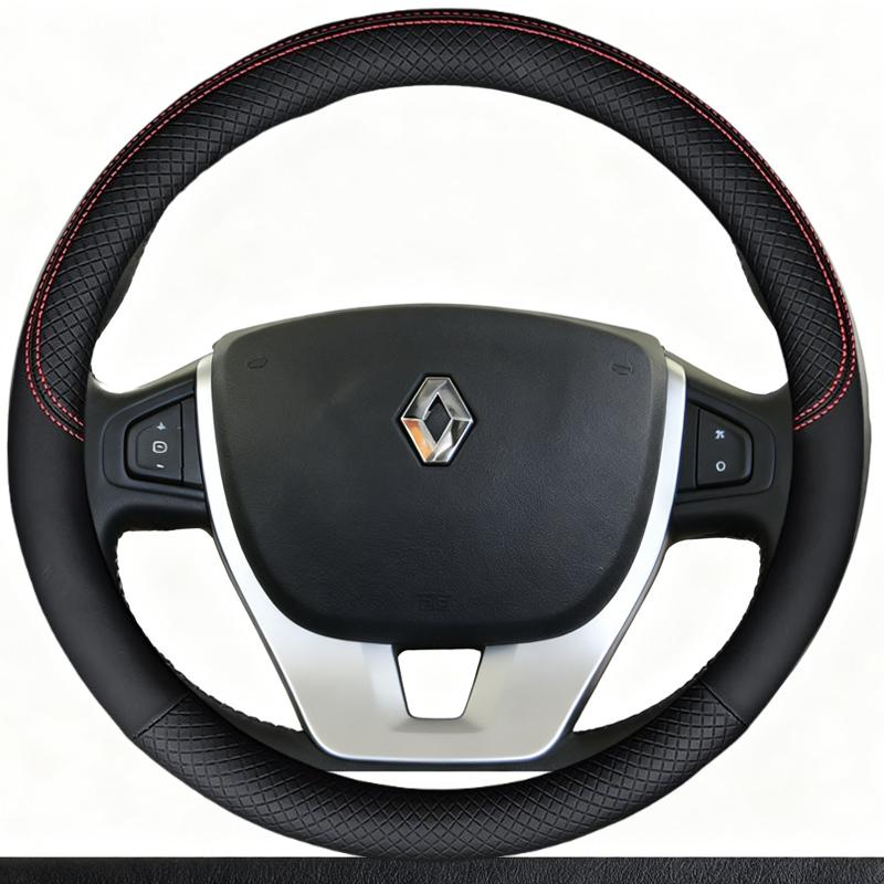 

Car Steering Wheel Cover For Renault Scenic 3 Laguna 3 Coupe Laguna 3 Auto Artificial Leather Steering Wrap