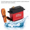 2Pcs 35kg High Torsion Coreless Motor Servo Full Metal Gear with Metal Steering Gear Arm for 1/8 1/10 Remote Control Cars