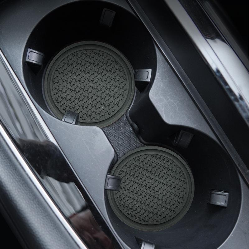 Podstawki samochodowe PVC Travel Auto Cup Holder Wkładka Coaster Antypoślizgowe akcesoria do wnętrza pojazdu Maty na kubki