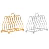 Metal Iron Kitchen Dish Plate Storage Holder Home Kitchen Shelf Accessories
