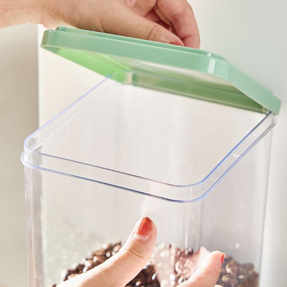 Grain Storage Box With Measuring Cup Moisture-Proof Dustproof Bottles For Nuts Coffee Beans