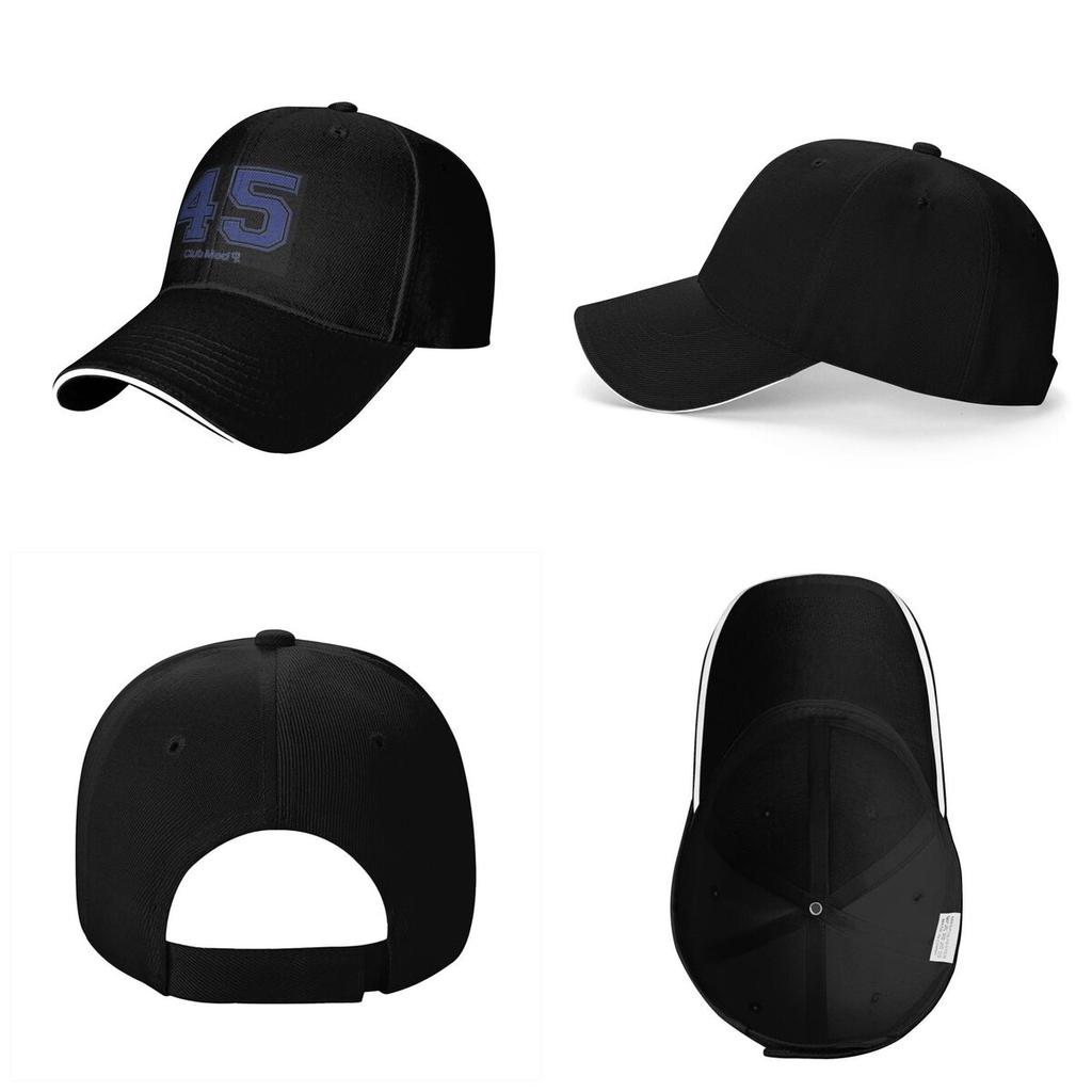Number 45 Club Med Cap Fashion Casual Baseball Caps Adjustable Hat Hip Hop Summer Unisex Baseball Hats Polychromatic
