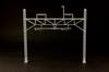 PLUMPMOA Spur H Oberleitung Papierdiorama Zubehör 1/80 Mast, grau, unmontiert, Bausatz, MS068,