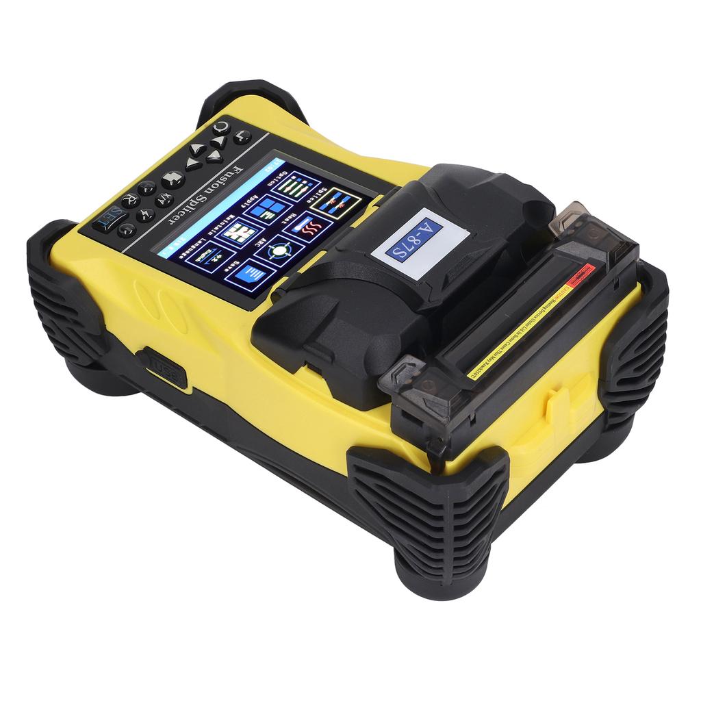 Fusion Splicer Set Automatic 3 in 1 Mini Optical Fiber Fusion Splicer for Telecommunications 100‑240V EU Plug