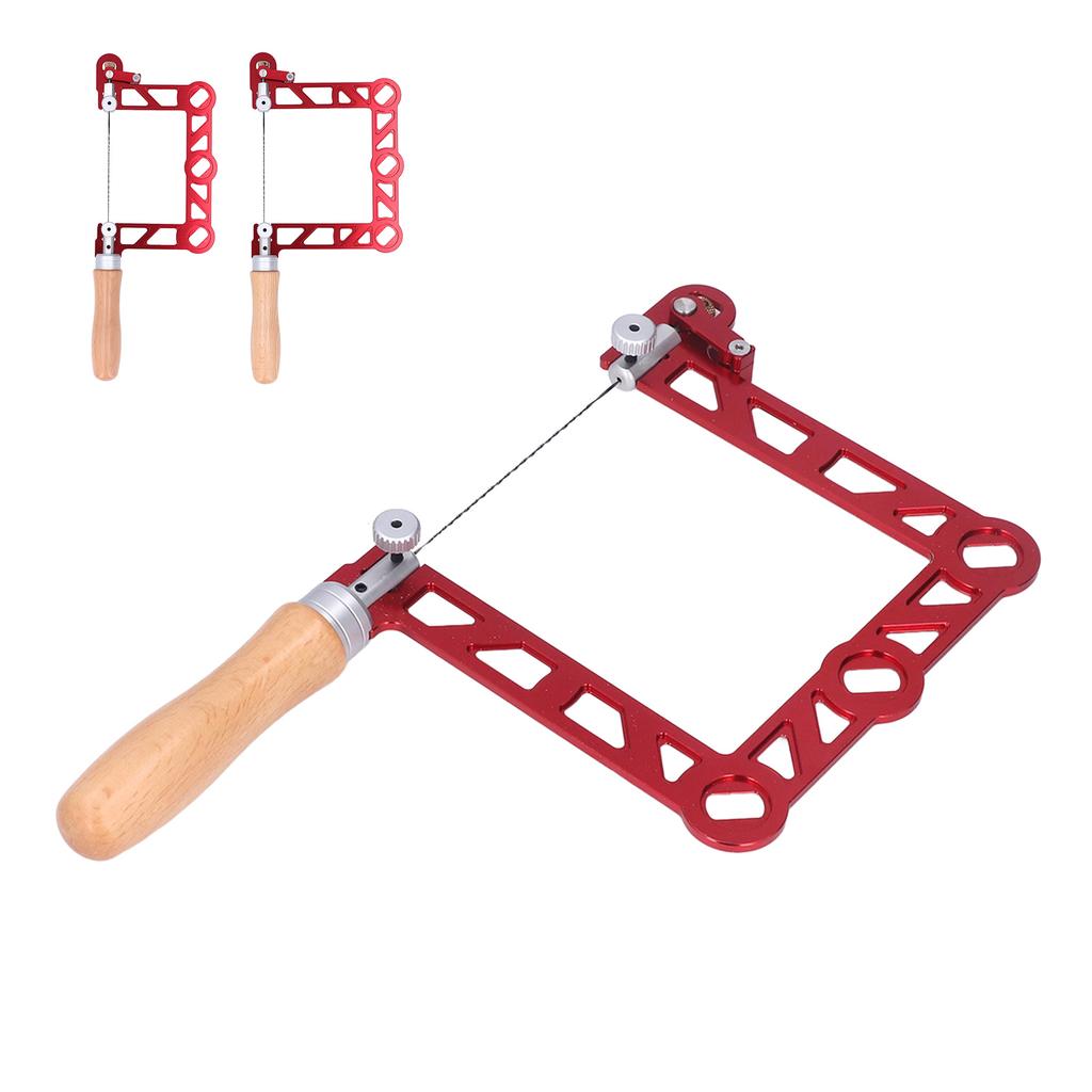 3/4/5 INCH Hand Coping Saw Mini Woodworking Hand Saw U Shape Wooden Handle Coping Saw for Jeweler Metal Processing