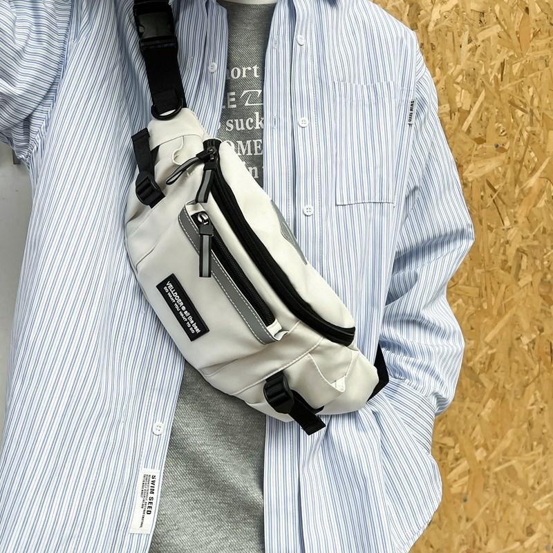 Japanische Ins Brusttasche Harajuku Große Kapazität Umhängetasche Herren Tide Marke Multifunktionale Sport Motorrad Kleine Tasche Joker-Tasche