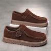 British style retro soft-soled casual leather shoes youth large size snail shoes driving shoes board shoes