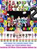 Game DANDYS World Theme Birthday Party Supplies Decoration Disposable Tableware Dandy's DIY Balloon Plate Cup Backdrop Kid Gift