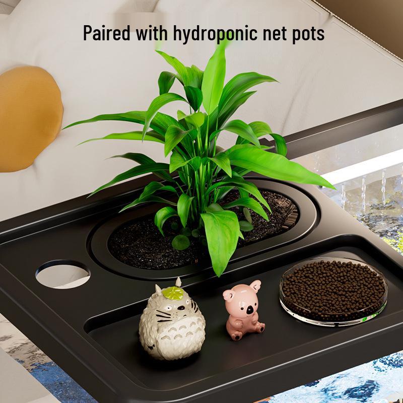 Stolní akvárium s vysokou průhledností, ekologickým filtrem a okysličováním