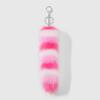 Fox Tail Keychain Irregular Car Keychain Bag Pendant Tail Animal Style Leopard Colored Keychain Cute Plush Keychain For Women
