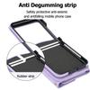Leather Wallet Crossbody Phone Case for Samsung Galaxy Z Flip 7 fe 6 5 4 3 Flip7 RFID Blocking Card Holder Lanyard Purse Cover