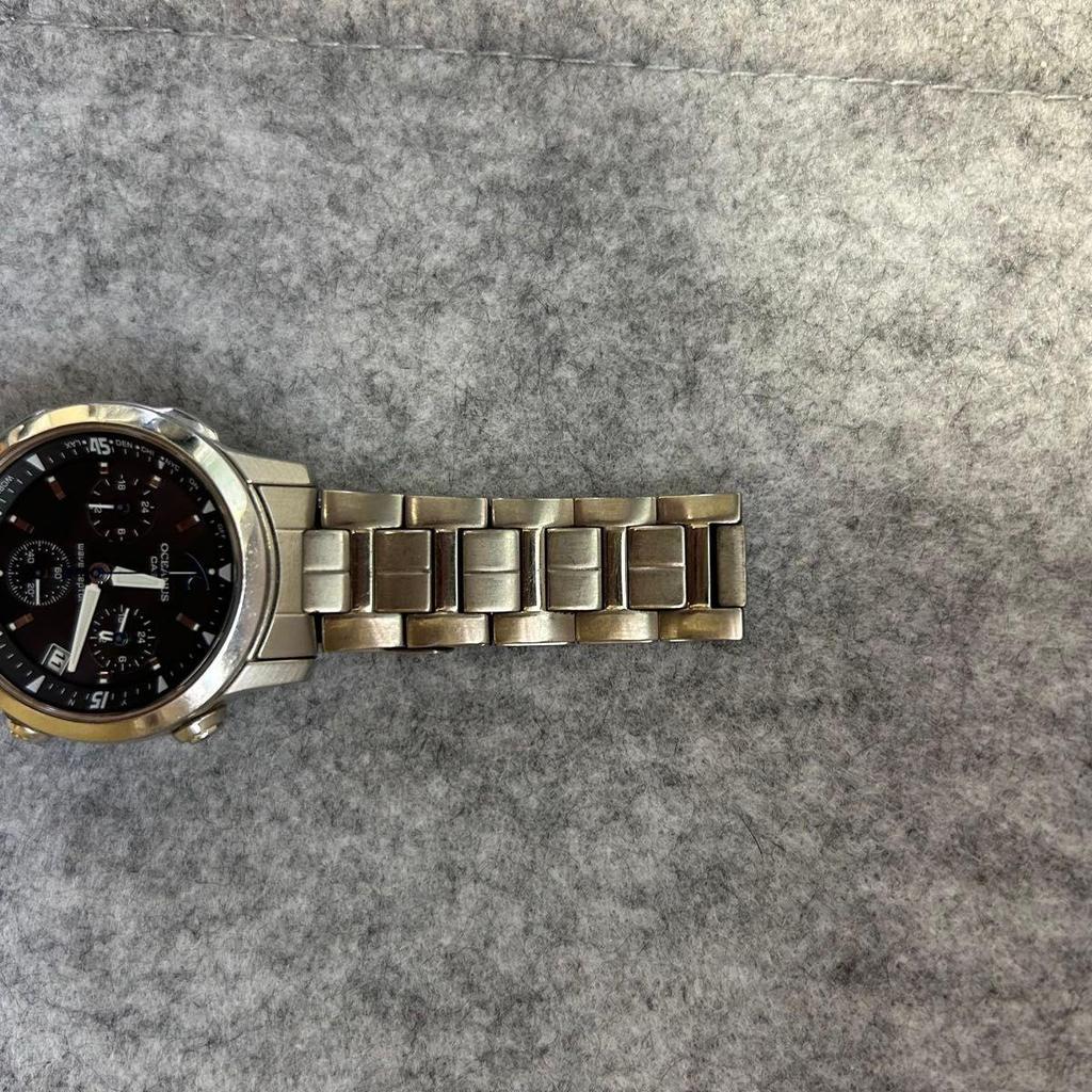 Used CASIO OCEANUS OCW-10 Radio Solar Chronograph CASIO OCEANUS Wave Ceptor Wristwatch