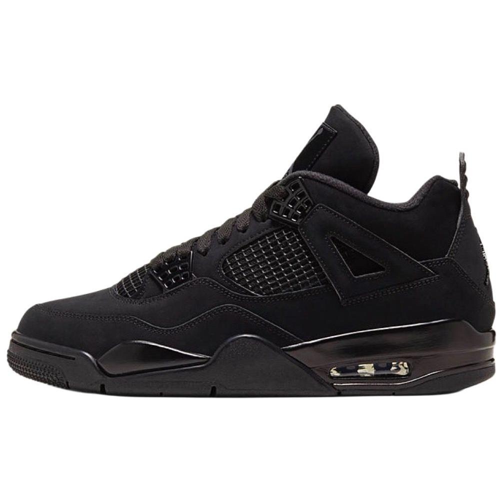 Air Jordan 4 Retro Black Cat 2025 Unisex Sneakers Light-Graphite FV5029-010