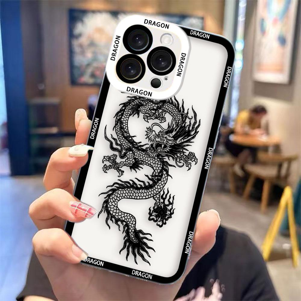 

Ink Wash Painting Dragon Clear Phone Case For OPPO A6X A5 A3 A3X A5X A98 A94 A79 A78 A74 A73 A60 A58 A57 A55 A54 A53 A17 A9 Case OPPO A60