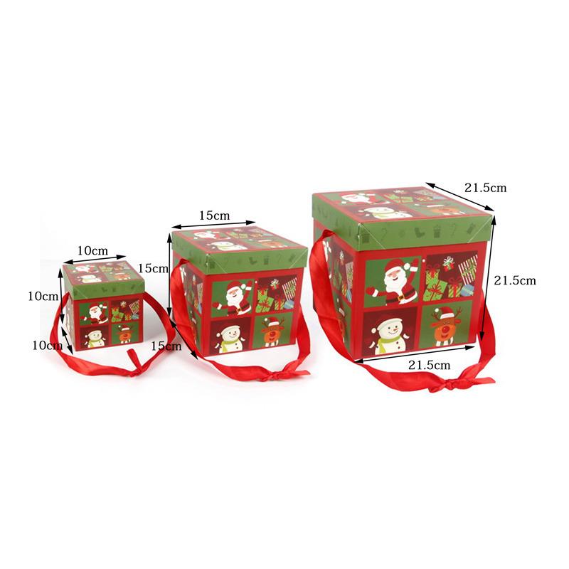 2025 New Christmas New Personalised Christmas Eve Gift Box Xmas Present Party Favour Foldable Gift Boxes