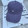 Fashion Hat Simple Letter Embroidery Pink Baseball Cap Female Korean Version Versatile Big Head Circumference Soft Top Hat Wide Brim Peaked Hat Tide