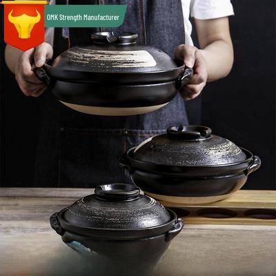 Keramik-Auflauftopf mit Einzeldeckel für Gasherd und Backofen