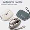 Women's Multifunctional PU Leather Double Zipper Small Wallet and Coin Purse