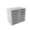 Drawers Rock Collection Box Multi Layer Stones Clear Display Storage Cases for Collectors Craft Enthusiasts
