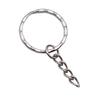 4 Colors 25mm 30mm Lobster Clasp Keychain With Extension Chain Jewelry Findings