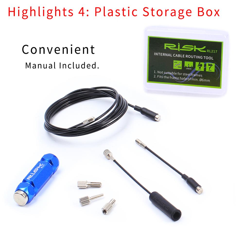 Nástroj pro vnitřní vedení kabelů na kole Ocelové kolo Vyměnitelné řazení drátů pro horská silniční kola