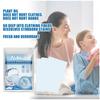 Laundry Bubble Paper: Cleanses, Stains, Long-lasting, Long-lasting Fragrance, Concentrated Laundry Tablets, Protective Clothing, Whitening Household