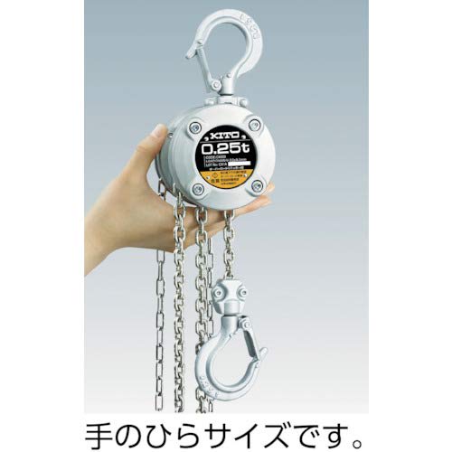 Kito CX-Type Chain Hoist, 500kg x 2.5m, CX005