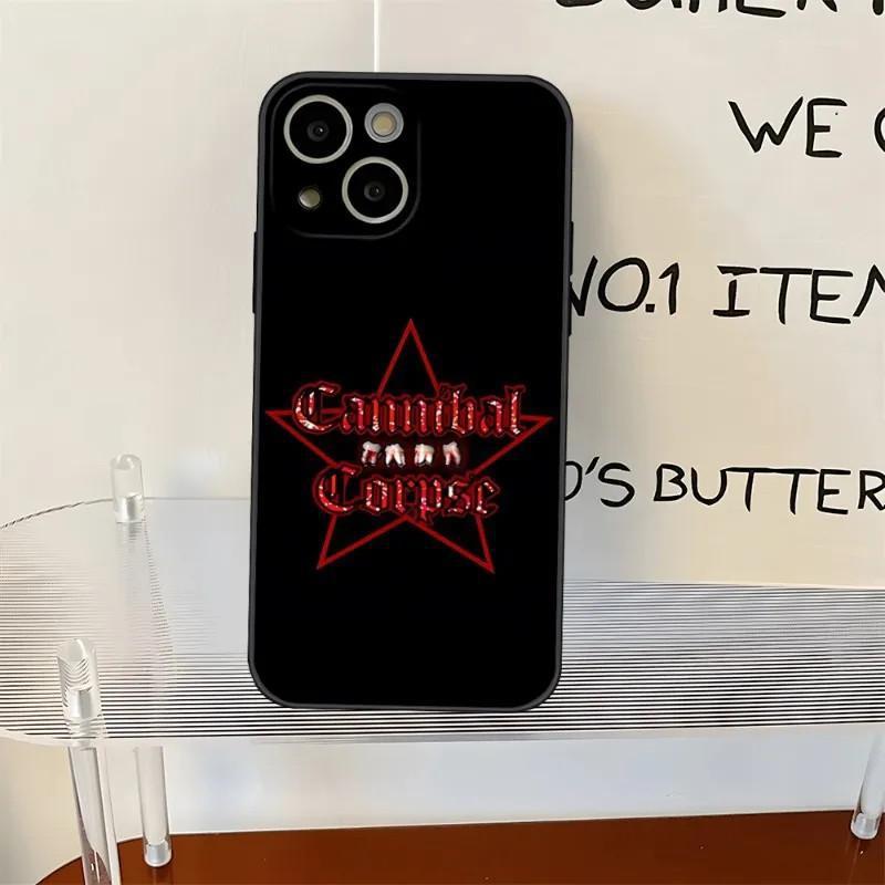 iPhone15 mobile phone case, cannibal corpse mobile phone case, painted anti-drop, anti-drop mobile phone case.