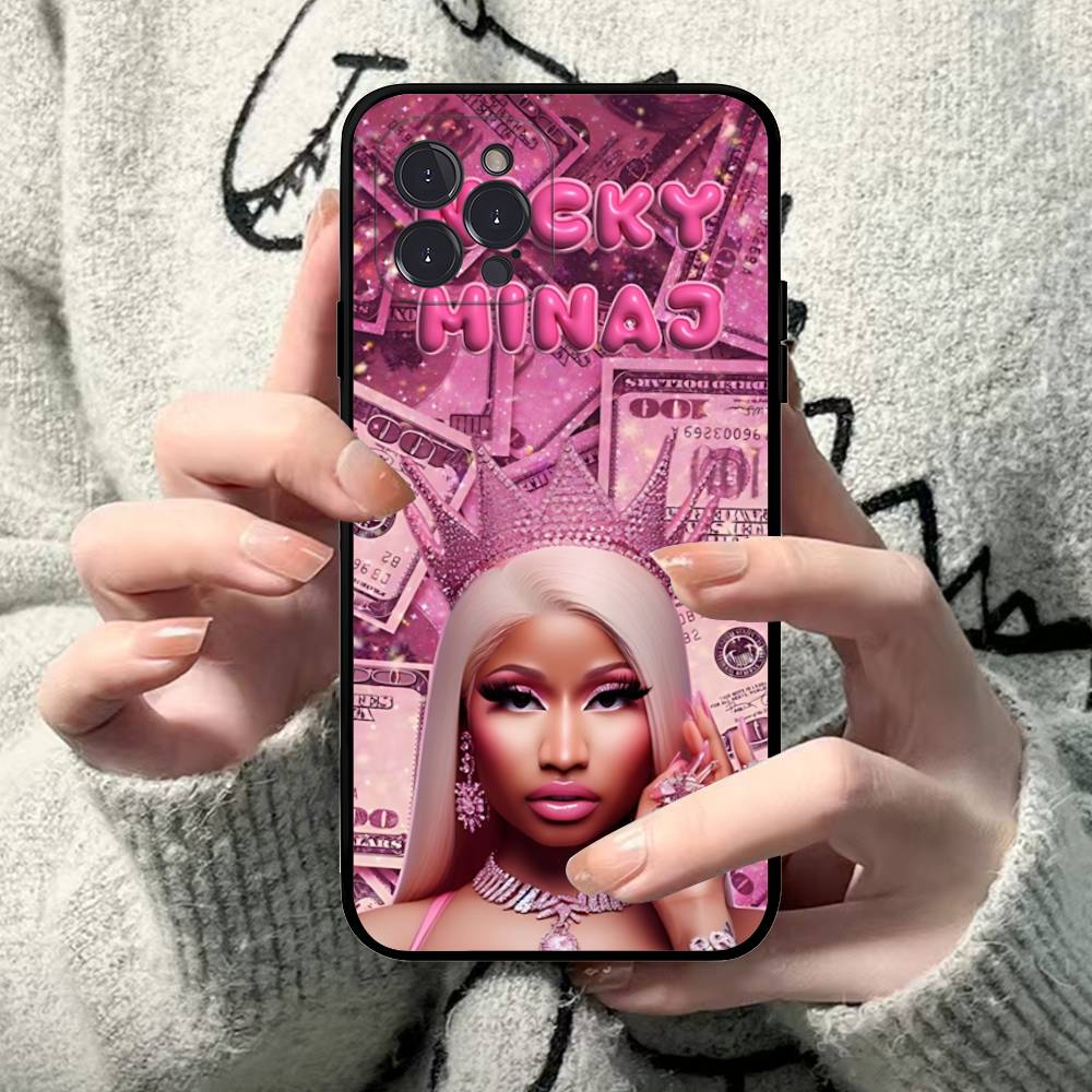N-nicki Singer M-minaj Phone Case For IPhone 14 Plus 13 Mini 11 16 15 17 Pro Max Protection Shockproof