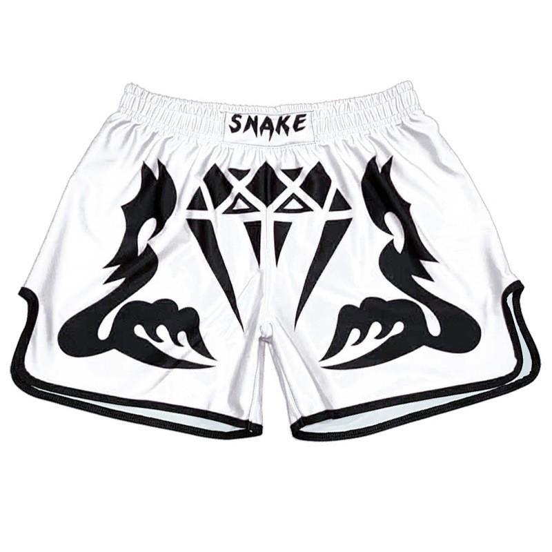 Shorts d'entraînement MMA Boxe Muay Thai Hommes Femmes Léger Séchage Rapide Pantalon de Combat Sportif