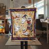 1 Stück Flanelldecke mit Cartoon-Druck, Hohe Qualität, Bequem für alle Jahreszeiten, Heimdekoration, Wärme und Komfort, Perfekt als Weihnachts- oder Geburtstagsgeschenk