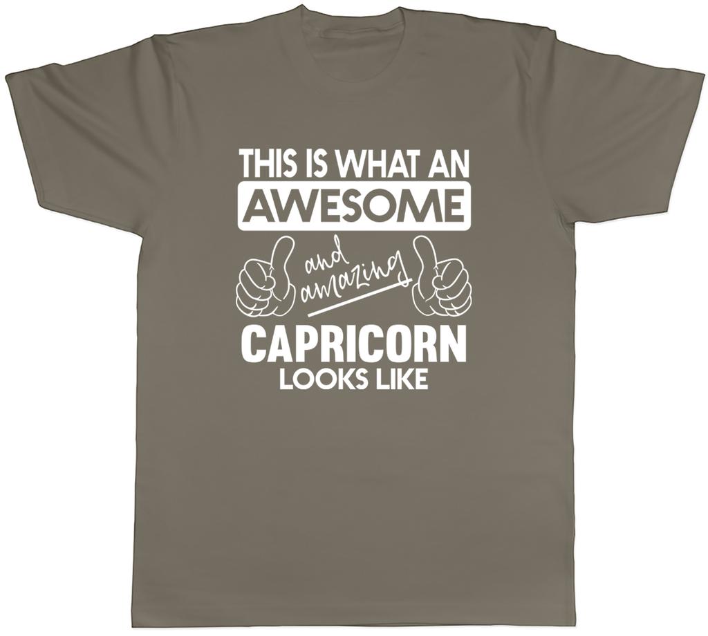 This Is What an Awesome and Amazing Capricorn Looks Like Unisexs Unisex TShirt Tee