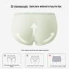 MaoRen Women's Pure Cotton Mid-Waist Hip-Hugger Panties 4-Pack