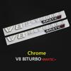 2Pcs Best V8 BITURBO 4MATIC AMG Car Fender Emblem Sticker For Mercedes Benz AMG W117 W205 C63 E63 W212 W176 A45 GLA45