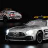 1/24 Benzs-GT GTR Alloy Sports Safety Car Model Diecasts Metal Race Medical Rescue Vehicles Car Model Sound Light Kids Toys Gift