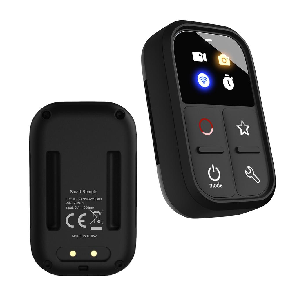 Wireless Smart Remote Control Replacement for GoPro Hero 12 11 10 9 8 Max LED Colorful Screen Built In Battery 50M