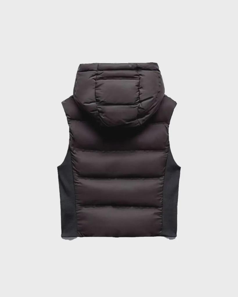 2023 Autumn/Winter Women's Street Fashion Press-glued Color-block Hooded Cotton Vest