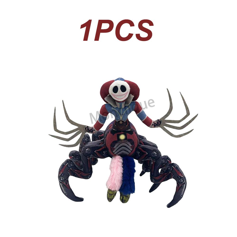 Horror Game 5 Spider Clown Doll 30 cm Plush Toy Soft Game Peripherals Tricky Props Collection Game Lovers Halloween Decoration