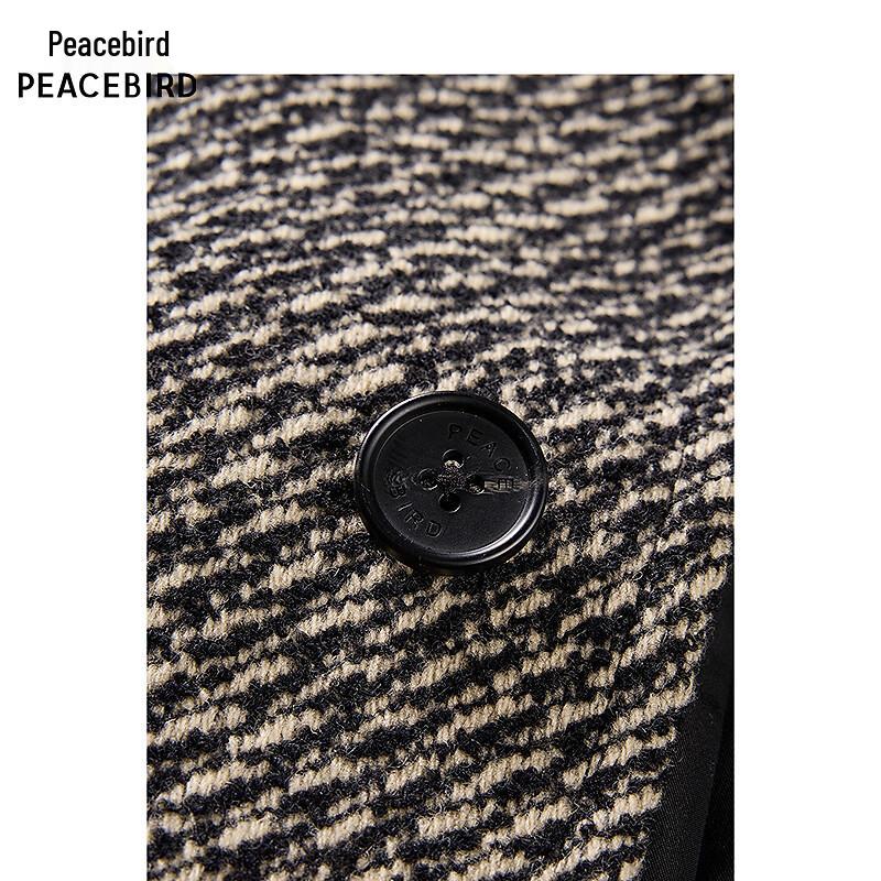 PEACEBIRD Men's Alpaca Wool Blend Coat