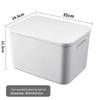 Miflame Extra Large Multi-functional Storage Bins with Lids (Set of 2)