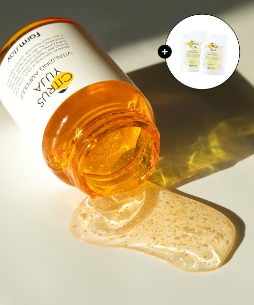 Farm Stay Citrus Yuzu Vitalizing Ampoule & Soothing Gel Set Ampoule + Soothing Gel x 2pcs
