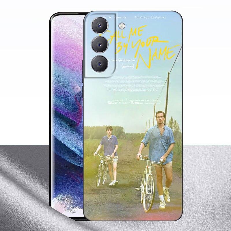 Adınla Çağır Beni Telefon Kılıfı Samsung Galaxy S22 Pro S21 S20 FE Ultra S10 Lite S10 S10E S9 S8 Plus Yumuşak TPU Siyah Kapak