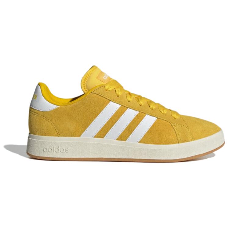 Adidas Grand Court Base 00s Utility Yellow Women Sneakers Cloud-White Gum IH6188