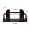 Carbon Steel Firewood Rack Sturdy Fireplace Log Holder Sleek for Patio