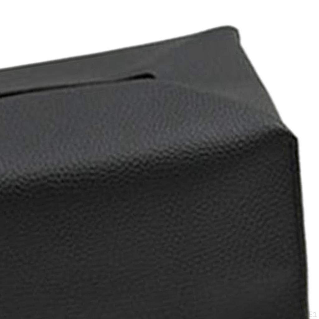 Elegant Faux Leather Tissue Holder for Home and Office