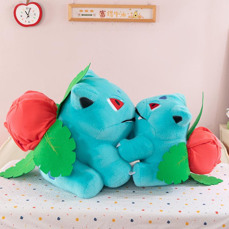 18-45cm Bulbasaur Plush Stuffed Toys Anime Doll Pillow Cartoon Ivysaur Plushie Kawaii Kids Xmas Birthday Gift