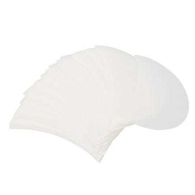 100pcs Eyeshadow Shield Half Moon Shaped Prevent Makeup Residue Cosmetic Eyeshadow Pad