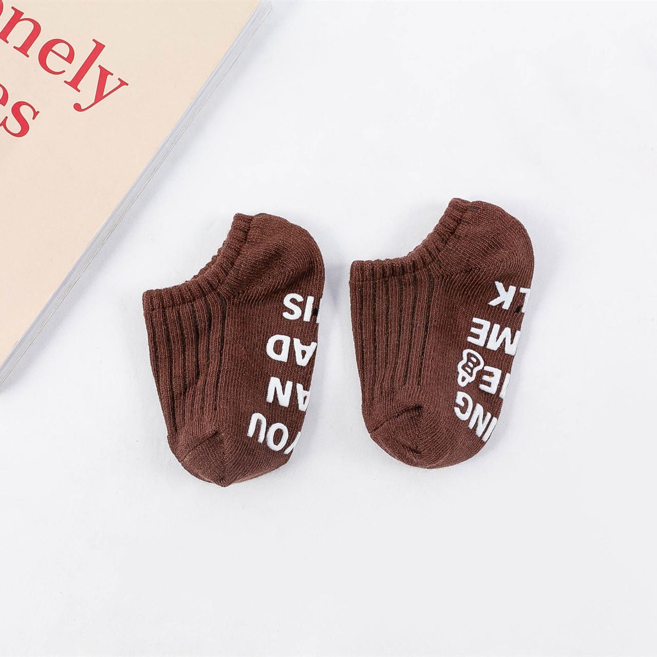 

Милые детские носки-тапочки, дышащие хлопковые резиновые противоскользящие носки до щиколотки для мальчиков и девочек, носки для новорожденных и малышей, детские носки для детей 0-7 лет L