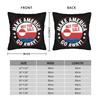 Greenland MAGA   Square Pillow Cases Greenland Cushion Covers Funny Zippered Decor Pillowcase for Car 4545cm