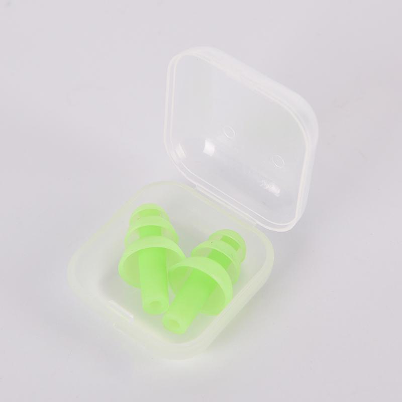 Soft Silicone Earplugs Reusable Ear Plugs Sleep Swimming Work Noise Reduction